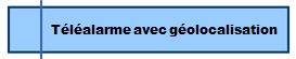 Tlalarme avec golocalisation